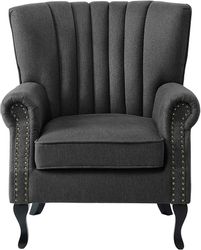 ATLANTIC home collection Sessel "TONI" modern mit Nieten und hoher Rückenle günstig online kaufen