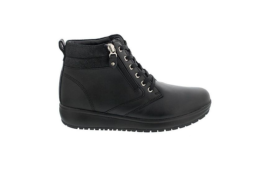 Joya Joya WILMA II Black Boot, Full-Grain Leather /Velour/ Textile, SENSO-S günstig online kaufen