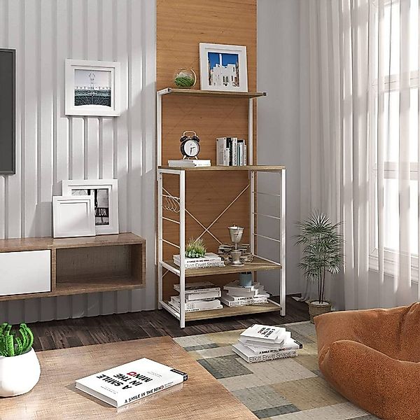 Woltu Küchenregal, 1-tlg., Küchenregal Standregal Mikrowellenhalter günstig online kaufen