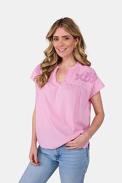 Lieblingsstück Schlupfbluse, mit Stickerei günstig online kaufen