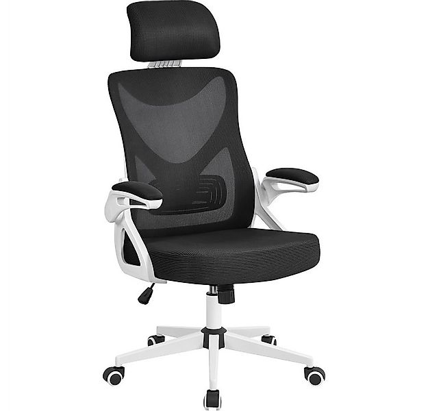 Yaheetech Drehstuhl, Bürostuhl Ergonomisch, Schreibtischstuhl mit Hochklapp günstig online kaufen