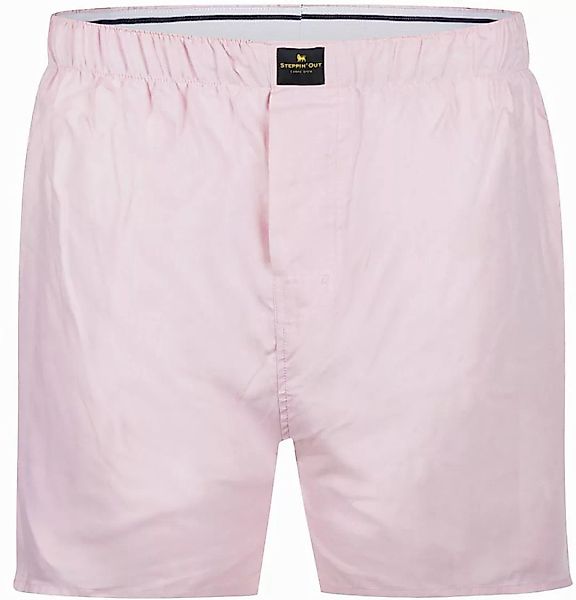 Steppin' Out Boxershort Oxford Rosa - Größe S günstig online kaufen