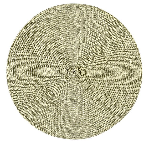 Haus und Deko Platzset Platzset rund ca. 35 cm Ø abwaschbar Bast Optik Tisc günstig online kaufen