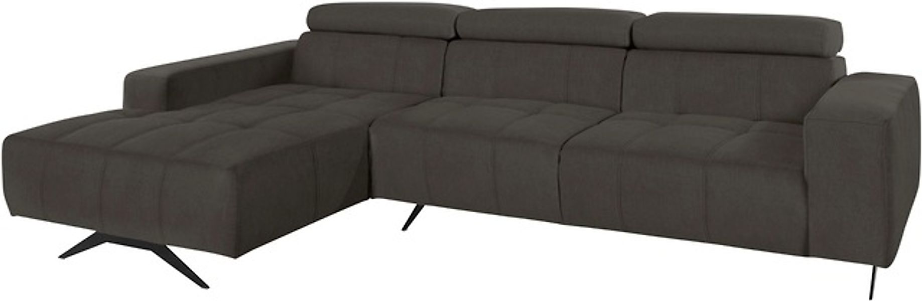 DOMO collection Ecksofa »Trento L-Form, mit Kufenfuß oder Einzelfuß« wahlwe günstig online kaufen