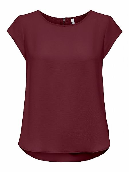 ONLY Kurzarmbluse "ONLVIC S/S SOLID TOP NOOS PTM" günstig online kaufen