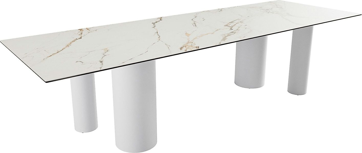 DELIFE Esstisch Edge, Keramik Calacatta Luxe günstig online kaufen