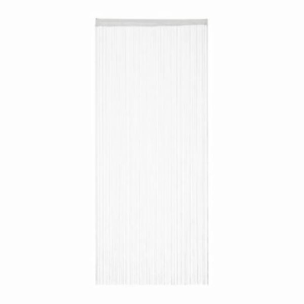 relaxdays 1 x Fadenvorhang weiß 90x245 cm günstig online kaufen
