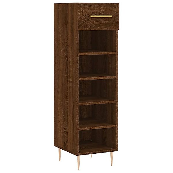 vidaXL Schuhschrank Schuhschrank Braun Eichen-Optik 30x35x105 günstig online kaufen