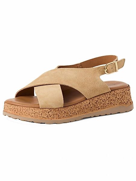 Tamaris Keilsandalette "Tamaris Sandalen Veloursleder" günstig online kaufen