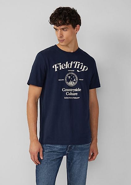 s.Oliver Kurzarmshirt Baumwoll-T-Shirt mit Frontprint günstig online kaufen