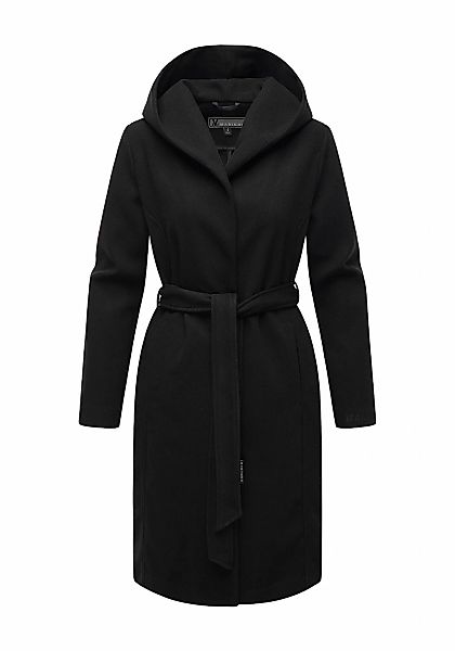 Marikoo Kurzmantel "Kailii", Eleganter Wickel Mantel mit Taillengürtel und günstig online kaufen