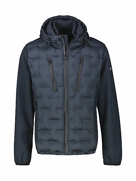 LERROS Steppjacke "LERROS Hybrid-Jacke in Grossen Grössen", mit Kapuze, Atm günstig online kaufen