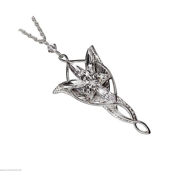 Noble Collection Kette mit Anhänger Arwens Abendstern versilbert + Kette + günstig online kaufen
