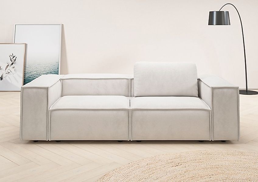 Home affaire 2-Sitzer »Watertown, modernes Sofa 246 cm breit, auch in Feinc günstig online kaufen