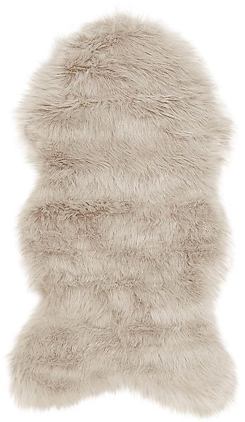 my home Hochflor-Teppich "Valeria Fellteppich kuschelig" fellförmig 60 mm H günstig online kaufen