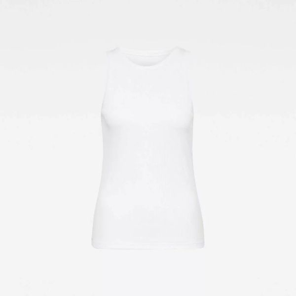 G-star Engineered Rib Ärmelloses T-shirt 2XL White günstig online kaufen