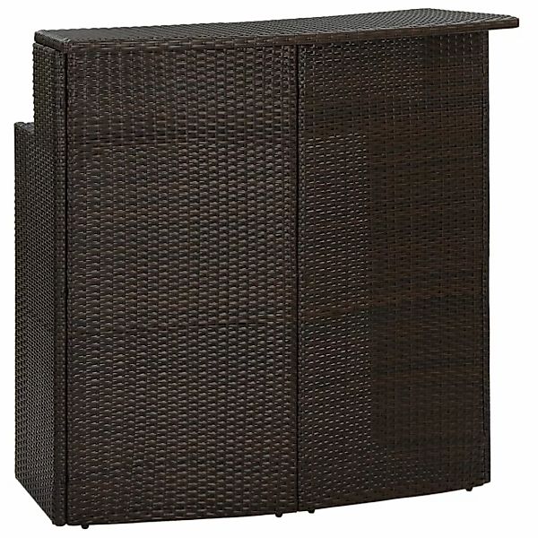 vidaXL Gartentisch Garten-Bartisch Braun 120x55x110 cm günstig online kaufen