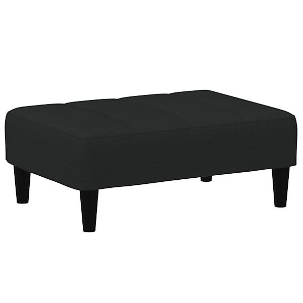 vidaXL Fußhocker Schwarz 77x55x31 cm Samt günstig online kaufen