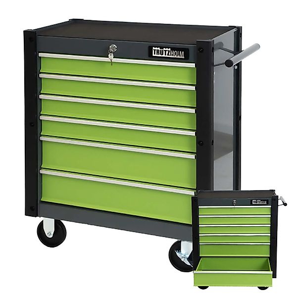 TRUTZHOLM Werkzeugwagen Trutzi 78x64cm 6 Schubladen Werkzeugaufbewahrung Gr günstig online kaufen