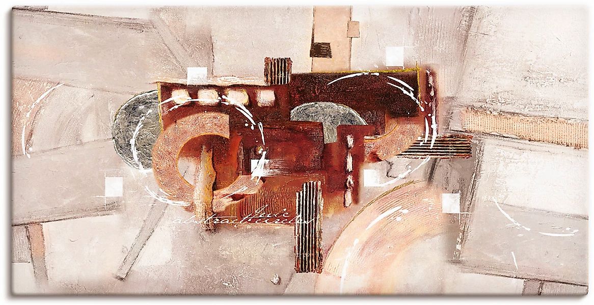 Artland Wandbild "Abstrakte Kreise" Gegenstandslos 1 Stk. tlg. als Alubild, günstig online kaufen