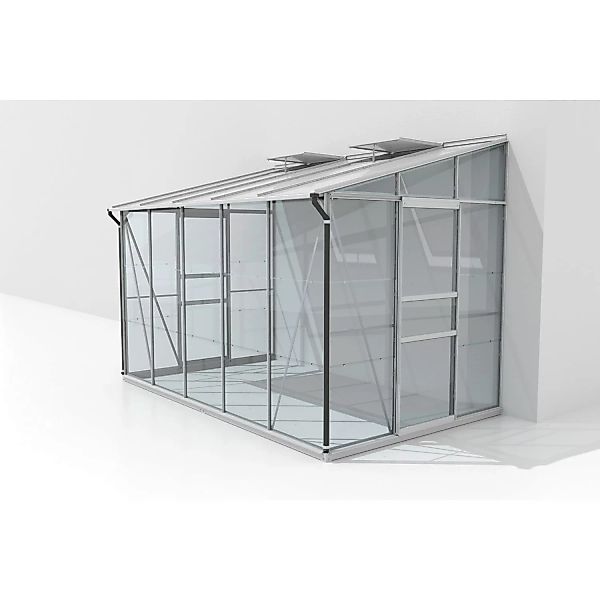 Vitavia Anlehn-Gewächshaus Ida 6500 ESG/HKP Aluminium 324,3 x 220,8 x 201,4 günstig online kaufen