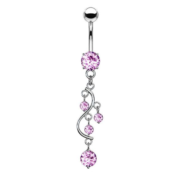 Taffstyle Bauchnabelpiercing Bauchnabelpiercing Banane Wein Anhänger günstig online kaufen