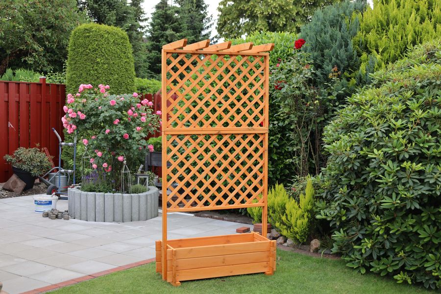 promadino Spalier Pergola mit Pflanzkasten, BxTxH: 102x65x200 cm günstig online kaufen