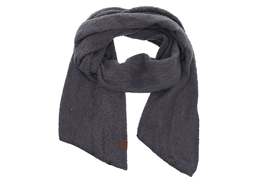 Antonio Strickschal Antonio Damen Strick Schal Bouclé dark grey günstig online kaufen