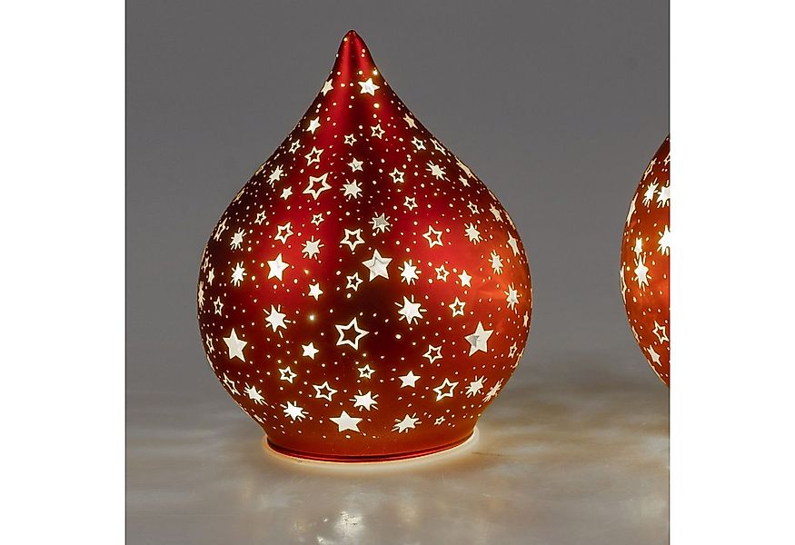 formano Dekofigur Red Stars, Mit Timerfunktion, Rot, Motiv: Sterne günstig online kaufen