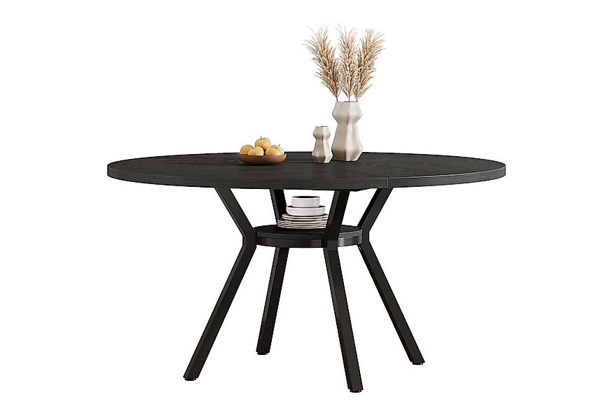 Tribesigns Esstisch 120x120cm Moderner Runder Küchentisch für 4 Personen günstig online kaufen