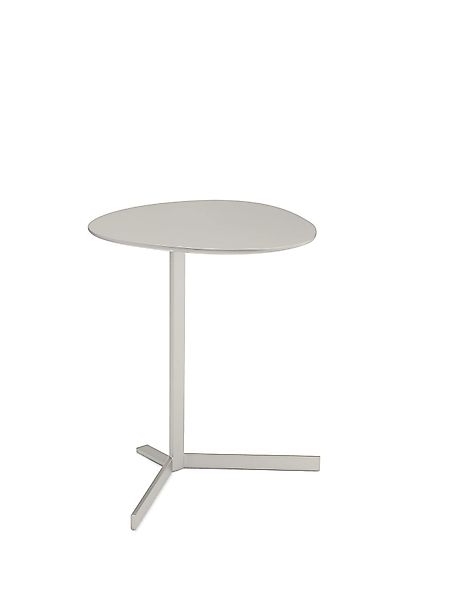 Birdy Kiesel Beistelltisch oval weißbeige H: 53cm günstig online kaufen