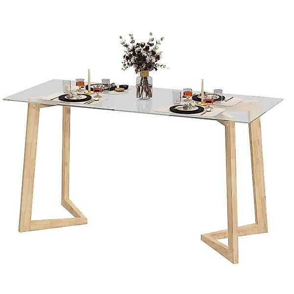 FUFU&GAGA Esstisch Beistelltisch, Esstisch,schwarz, MDF, 120 günstig online kaufen