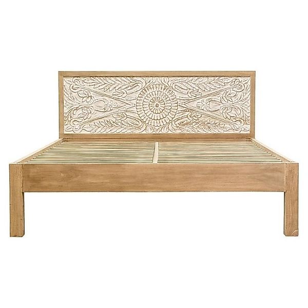 Indischesmoebelhausde Massivholzbett Bett Sita 160x200 aus indischem Mango- günstig online kaufen