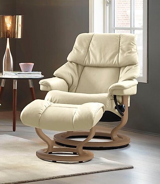 Stressless Fußhocker "Reno", mit Classic Base, Gestell Eiche günstig online kaufen