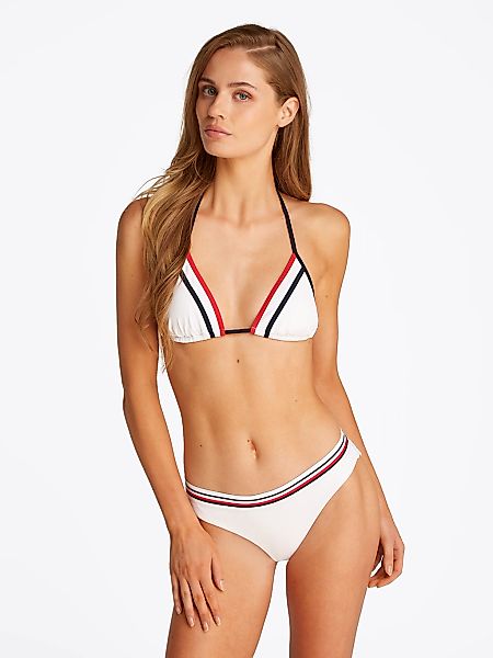 Tommy Hilfiger Swimwear Triangel-Bikini-Top "TRIANGLE RP", mit farbigen Bän günstig online kaufen