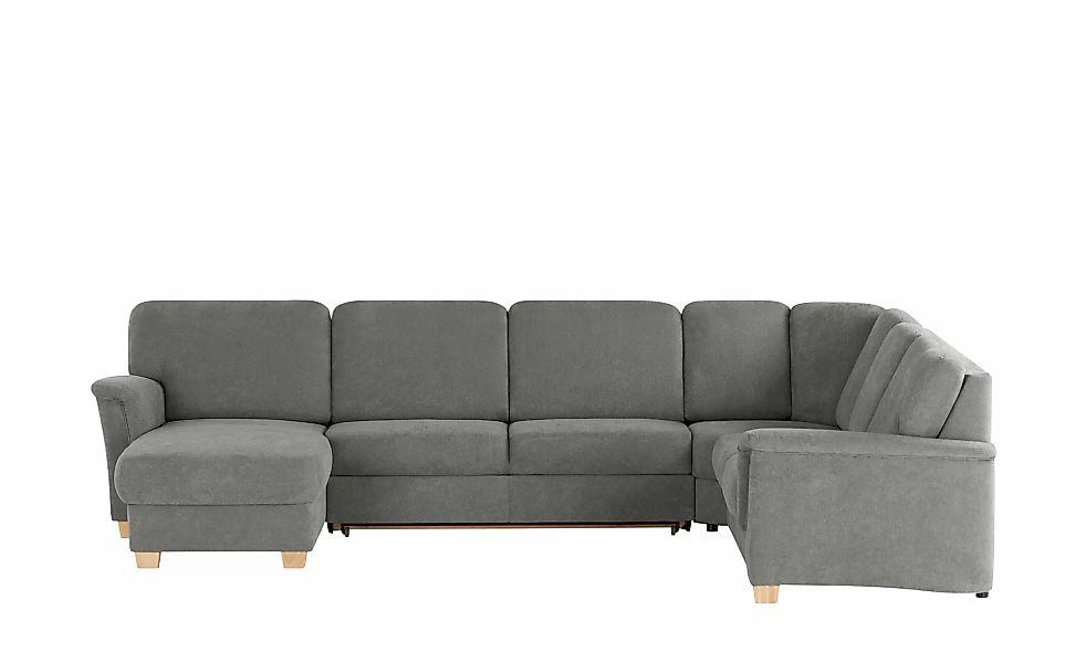 smart Wohnlandschaft  Valencia ¦ grau ¦ Maße (cm): B: 341 H: 90 T: 246.0 Po günstig online kaufen