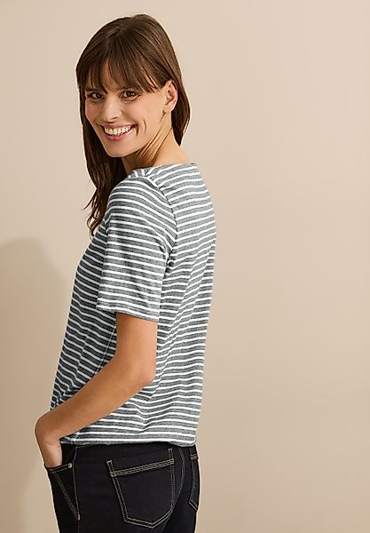 Cecil Rundhalsshirt, aus reiner Baumwolle günstig online kaufen