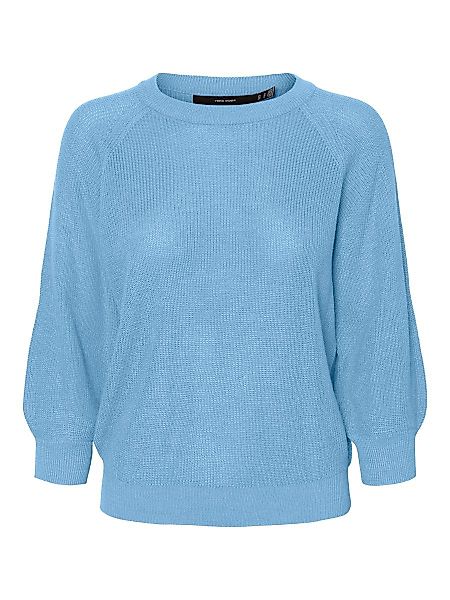 VERO MODA 3/4-ärmel Bluse Damen Blau günstig online kaufen