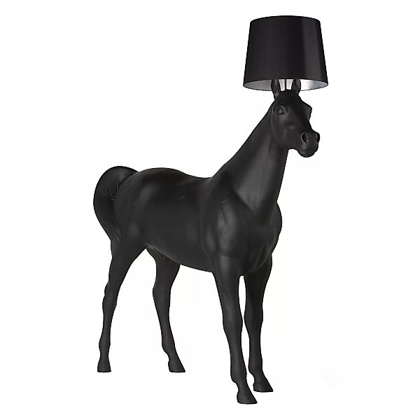 Moooi - Moooi Horse Lamp Stehleuchte - schwarz/Polyester/230x90x210cm günstig online kaufen