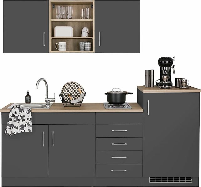 HELD MÖBEL Küche "Mali", Breite 210 cm, mit E-Geräten günstig online kaufen