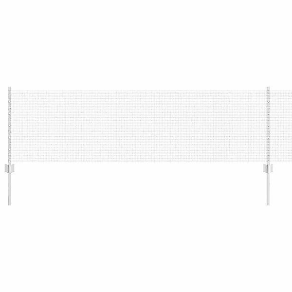 vidaXL Zaun mit Pfosten Silber 0,6 x 100 m Stahl 3336420 günstig online kaufen