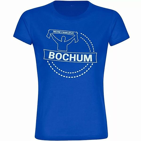 multifanshop T-Shirt Damen Bochum - Meine Fankurve - Frauen günstig online kaufen