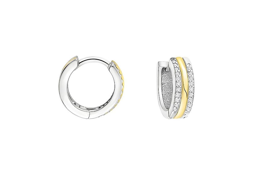 Sofia Milani Paar Creolen Zirkonia, 925 Silber Damen Schmuck - E1741 günstig online kaufen