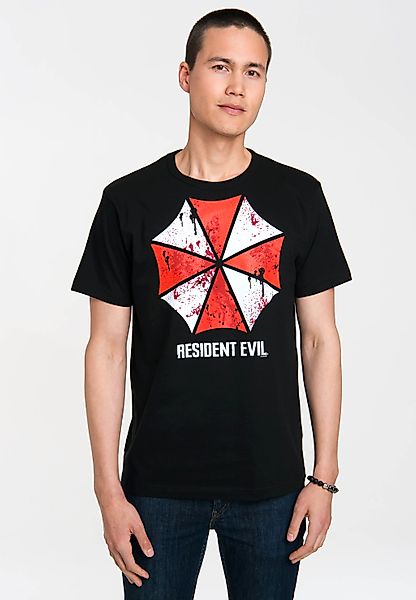 LOGOSHIRT T-Shirt "Resident Evil - Umbrella" mit Umbrella-Symbol günstig online kaufen