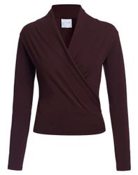 ESPARTO Yoga-Wickeljacke Wickelshirt Dhaara in Bio-Baumwolle günstig online kaufen