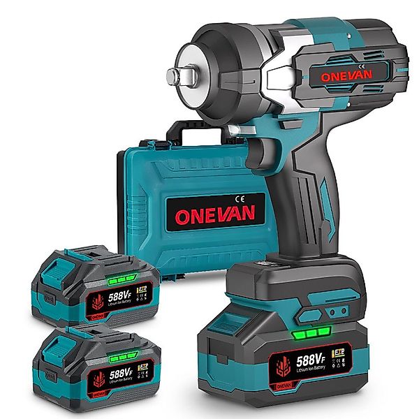 ONEVAN Akku-Schlagschrauber 2800 Nm 1/2" Bürstenloser günstig online kaufen