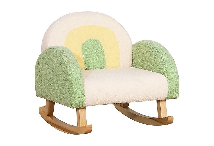 HOMCOM Kindersessel Schaukelstuhl für Kleinkinder Niedliches Design, Schaff günstig online kaufen