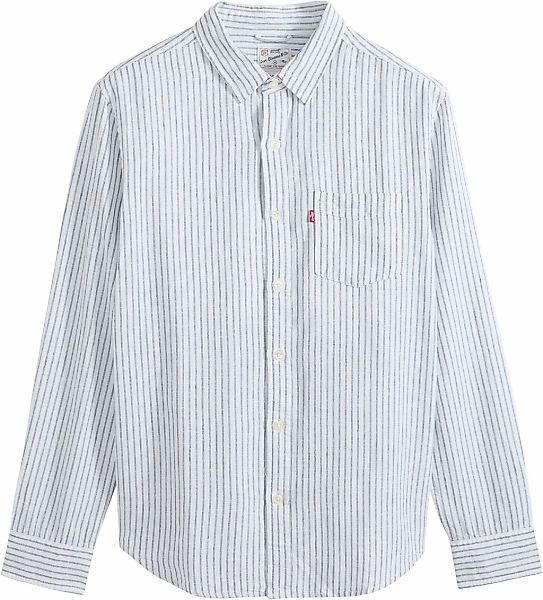Levis Langarmhemd "SUNSET 1 POCKET STANDARD" Leinen- Struktur günstig online kaufen