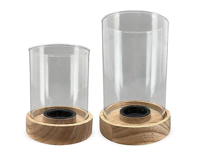 matches21 HOME & HOBBY Kerzenhalter Windlichter Set Natura (2 St) günstig online kaufen