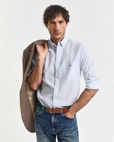 Gant Langarmhemd REG POPLIN GINGHAM SHIRT günstig online kaufen